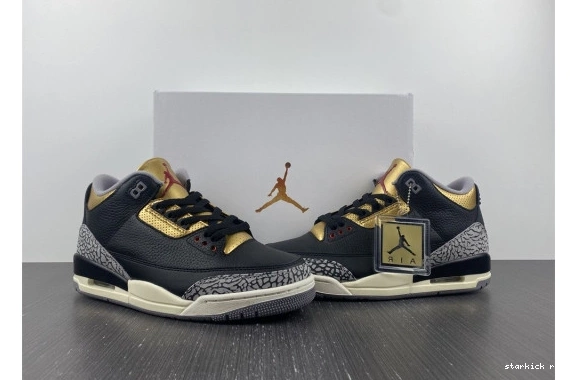 “Black CK9246-067 WMNS 3 Air CK9246-067 Gold” Jordan 0325